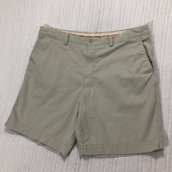Tommy Bahama Khaki Shorts‎ Flat Front Casual Chino Mens Size 42 - Picture 1 of 7